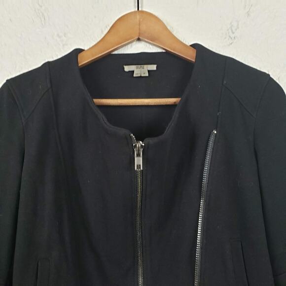 NEW! Helmut Lang Full Zip Military Moto Style Top Heavy Knit - S - Picture 3 of 5